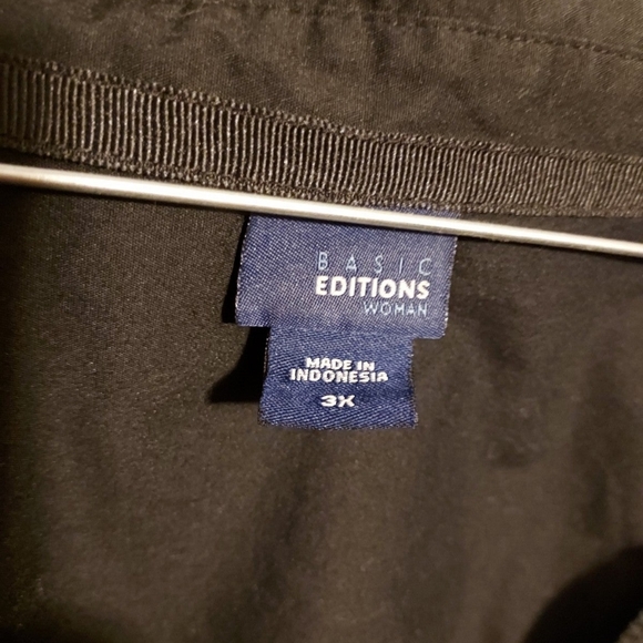 Women's 3X Button Blouse 3/4 Sleeve - Picture 8 of 8